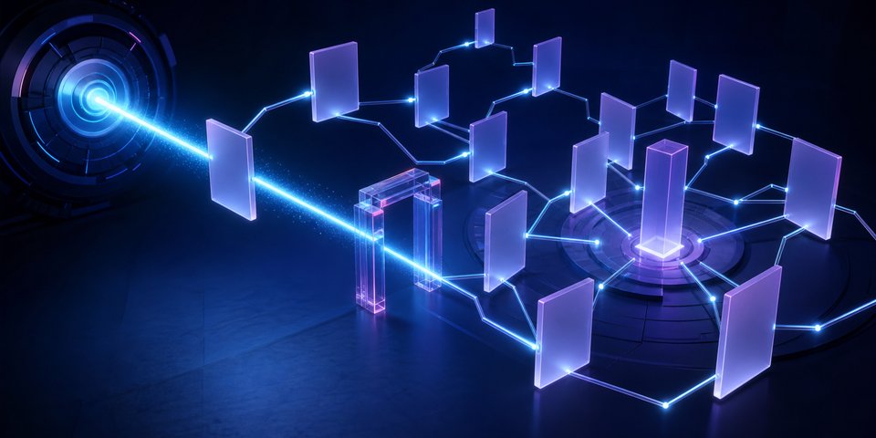 Crawl path moving through blank page architecture, topic clusters, internal links, and an index gateway