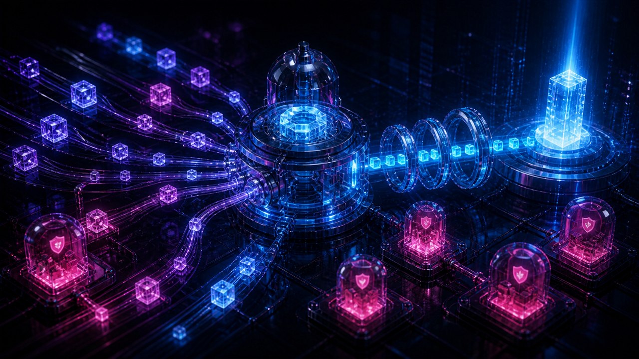 Conversion Event Governance for Reliable Reporting represented as a operating loop with category-coded signal paths and a distinct sequence-17 composition.