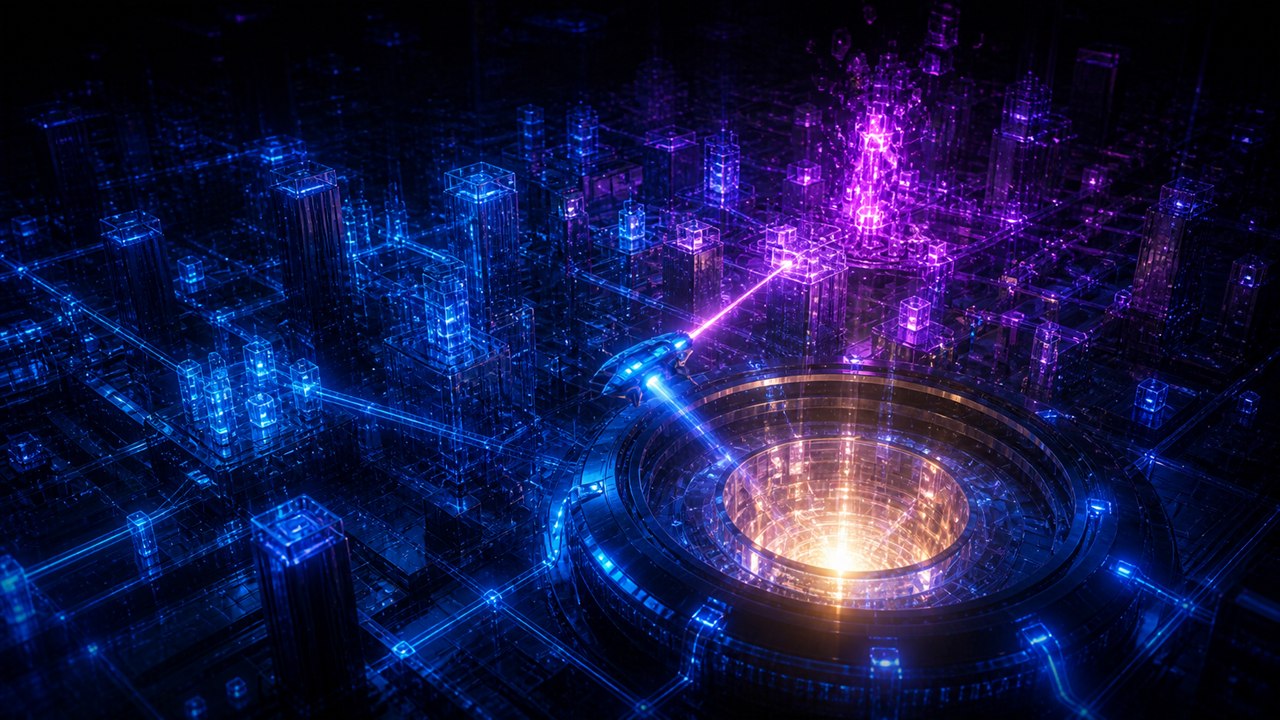 Dashboard Anomaly Triage System represented as a control circuit with category-coded signal paths and a distinct sequence-20 composition.
