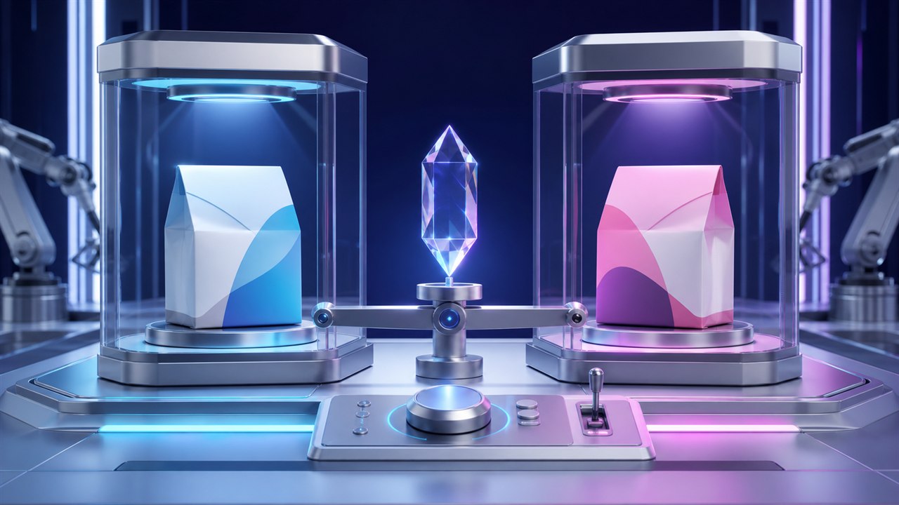 Two ecommerce offers in controlled test chambers balanced around a shared hypothesis