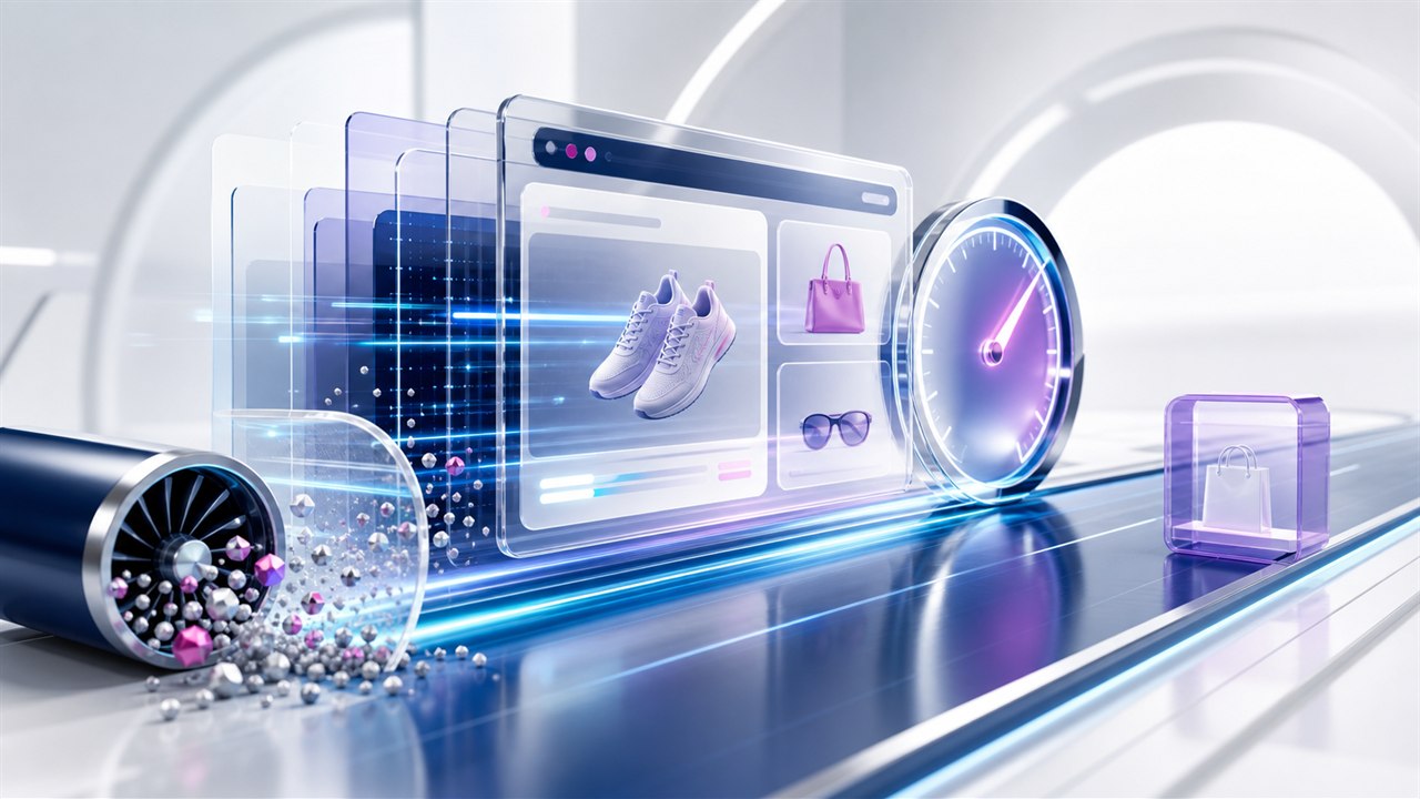 Digital storefront accelerating through a lightweight performance system