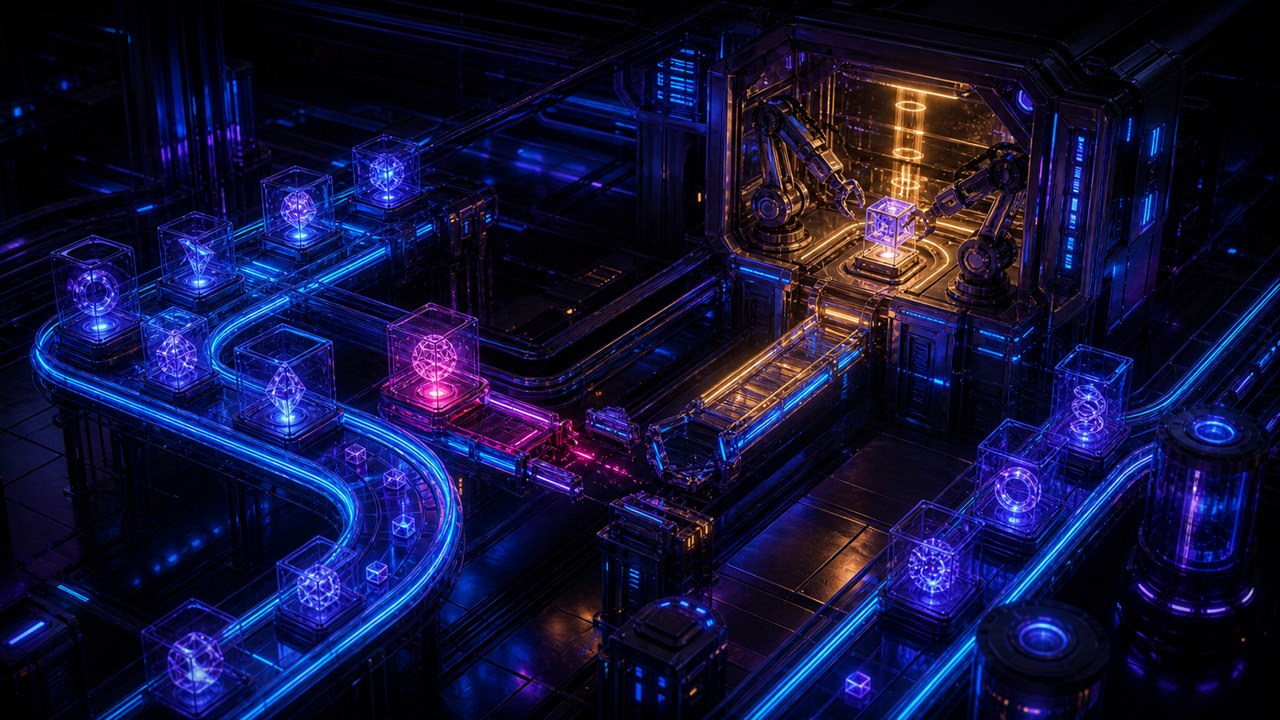 Marketing Automation Error-Handling Playbook represented as a priority field with category-coded signal paths and a distinct sequence-26 composition.