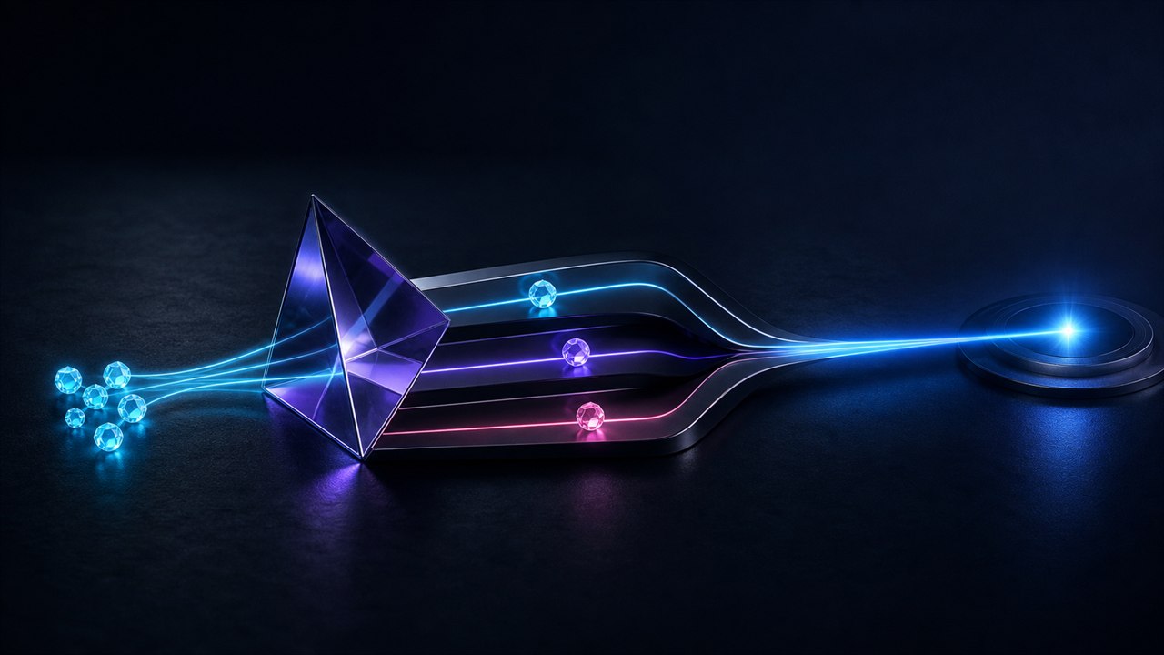 Limited marketing resources passing through a focus prism into maintain, test, reserve, and one clear destination